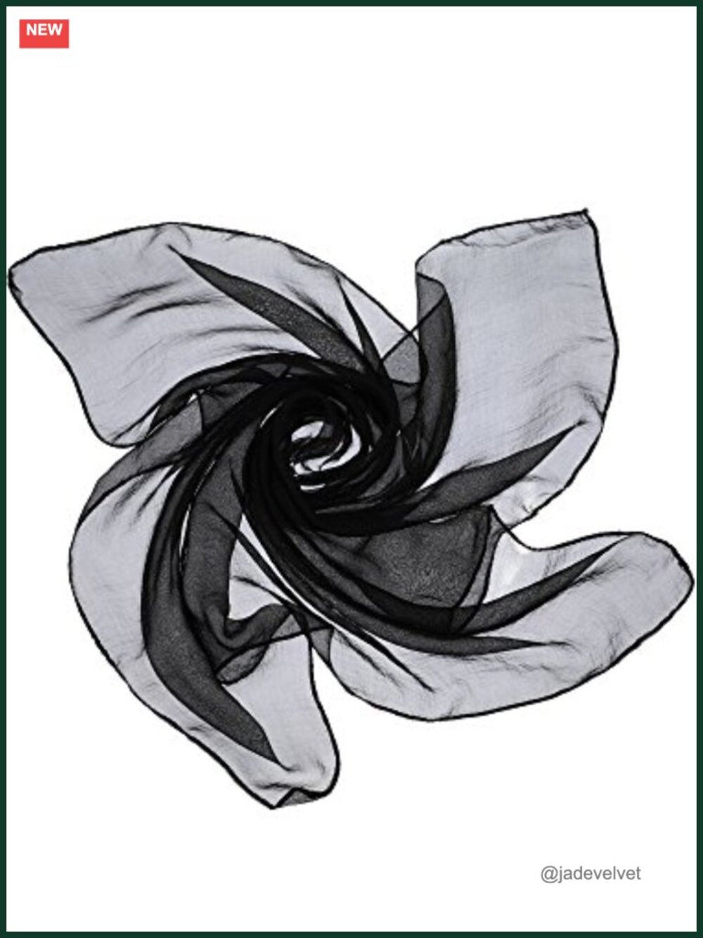 Chiffon Square Scarf Lightweight Satin Ribbon Neckerchief Retro Neck Scarf